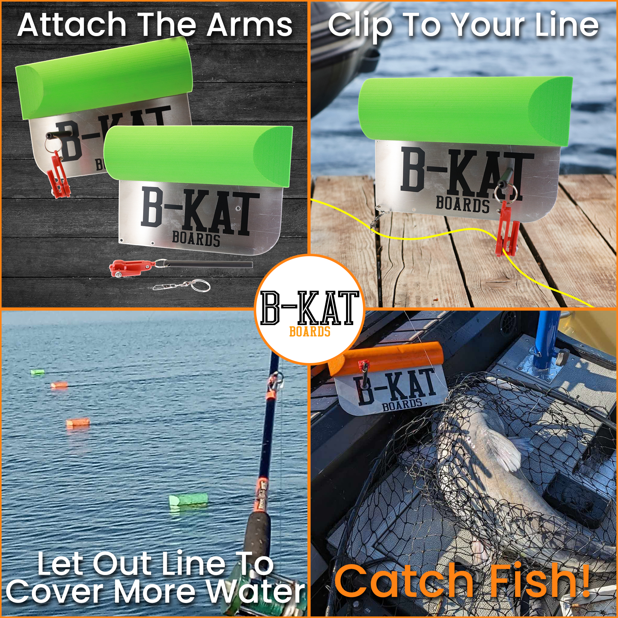 Large Catfish Planer Boards (Set of 2 Boards) image 9