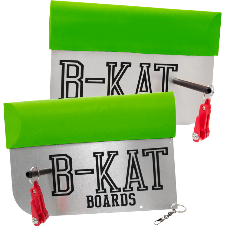 green small and medium planer board for catfish