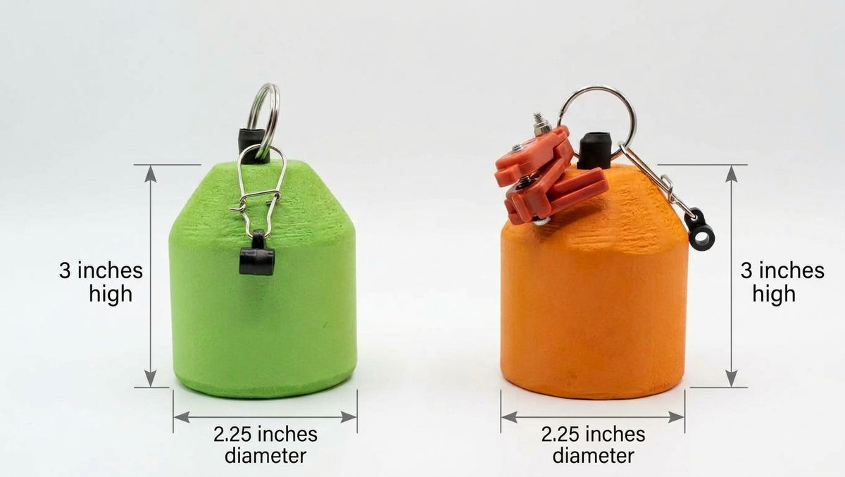 EVA Bobbers for fishing - Small (2 pack)
