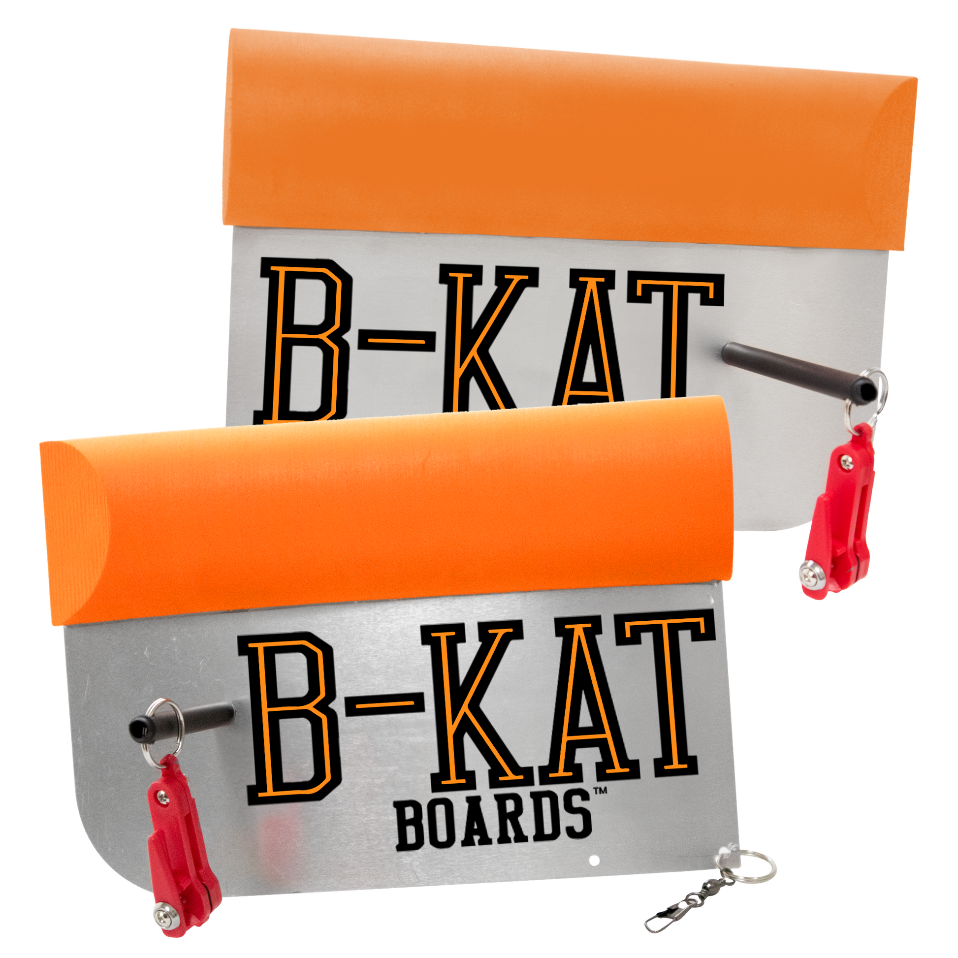 orange small catfishing planer board Orange/Silver