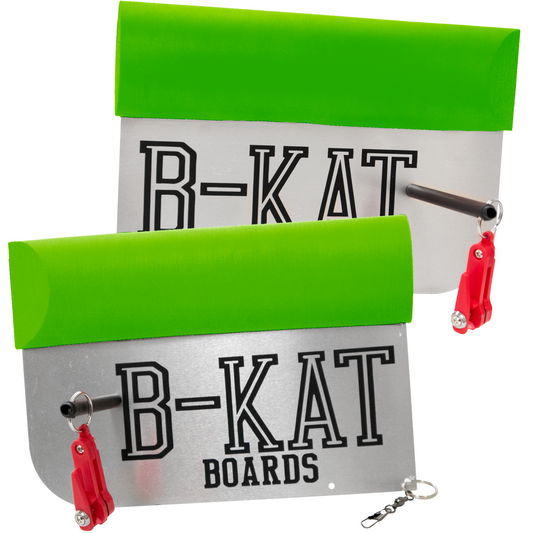 green small and medium planer board for catfish